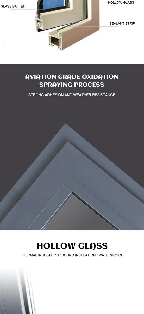 Aluminum alloy casement window