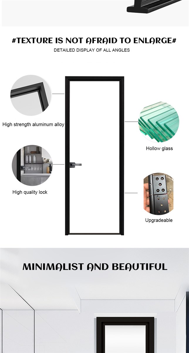 Durable Aluminum alloy door Good sealing performance