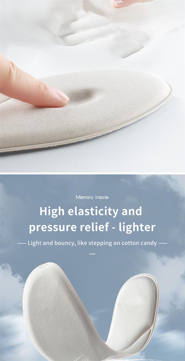 Memory foammesh insoles support customization support email contact