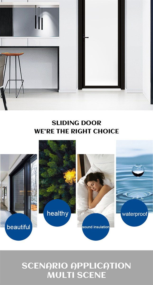 Durable Aluminum alloy door Good sealing performance