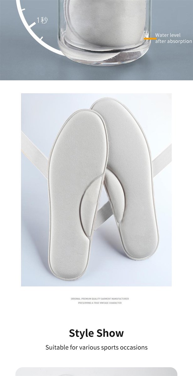 Memory foammesh insoles support customization support email contact