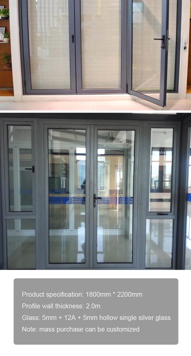 Durable Aluminum alloy door Good sealing performance