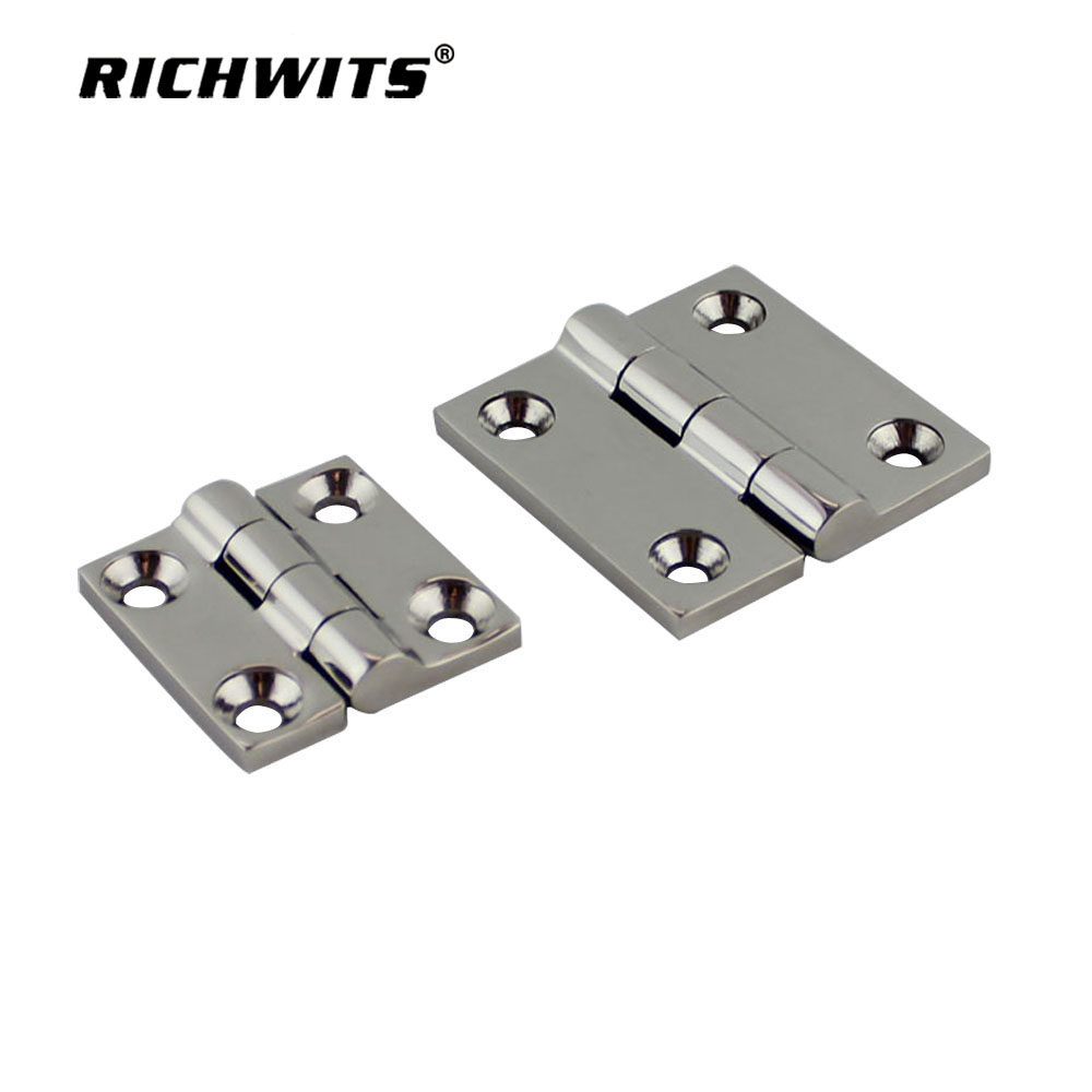 stainless steel deck fitting hardware marine grade flat hinges