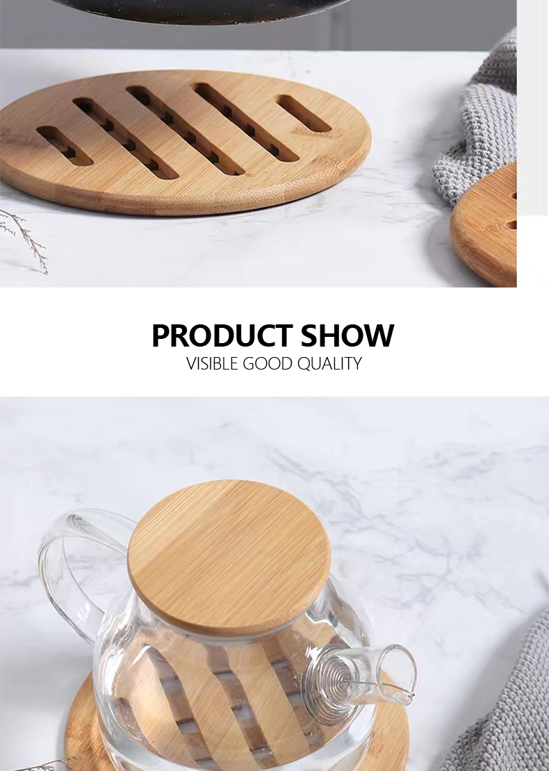 Heat insulation table mat bamboo and wood crafts