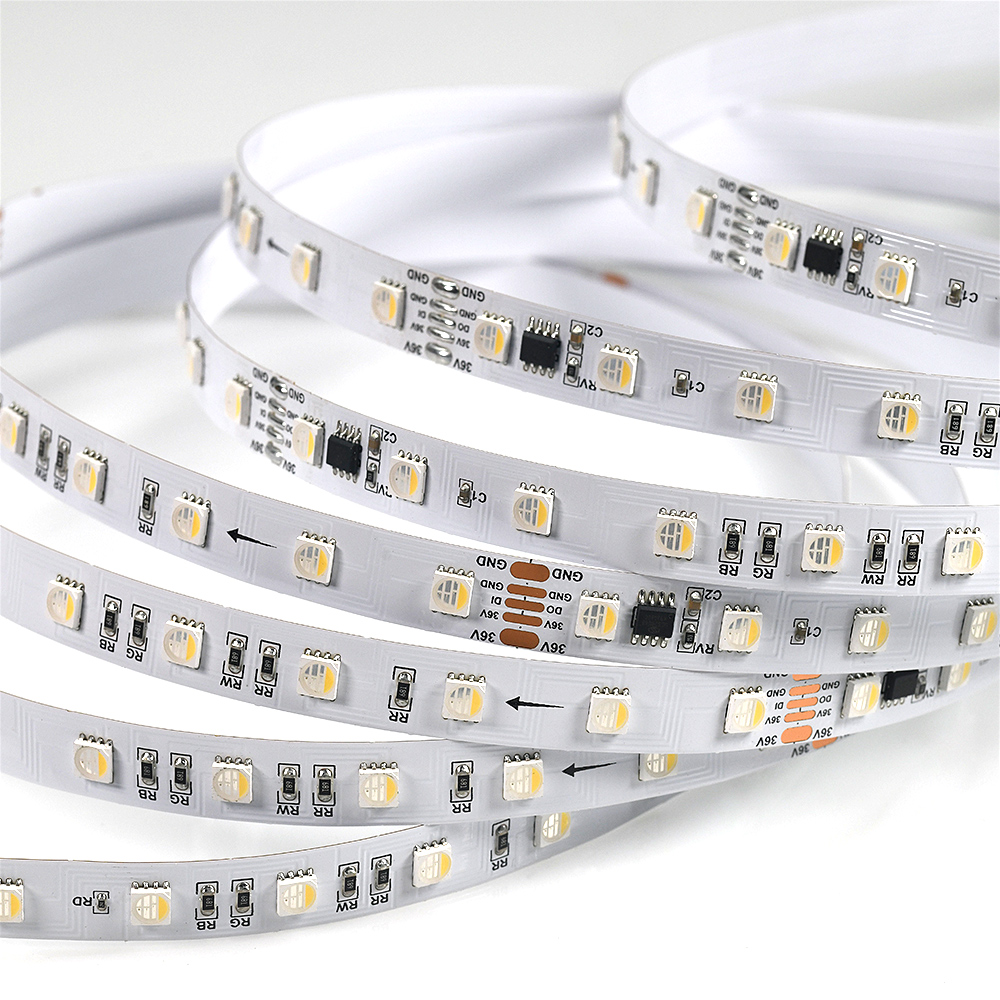 New Product UCS2904 New Magic color 36V 12w RGBW LC8824 54ledsm 30mroll flex led strip