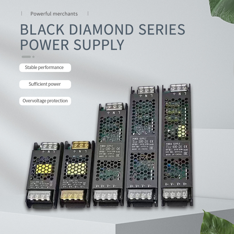 Black Diamond switching power supplies are available in three types Economy Slim and Engineering