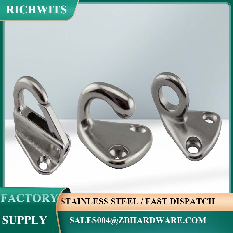 Marine hardware yacht accessories Stainless Steel 316 Hardware Spring Fender Hook With Spring Snap Hook For Tug Boat