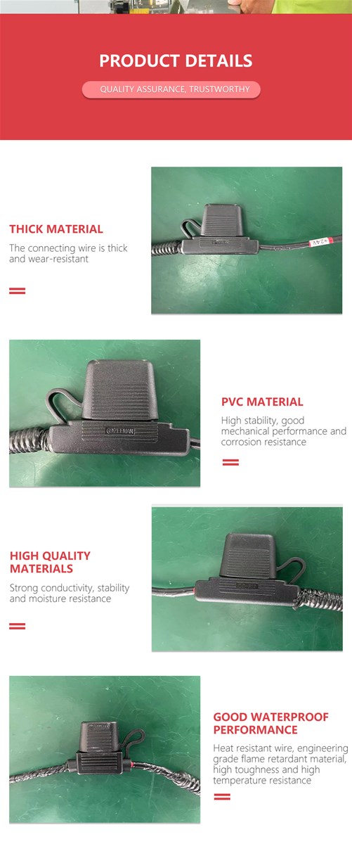 Fuse connecting wirelowvoltage harnessspecial vehicle harnesspassenger car harnessmotorcycle harness