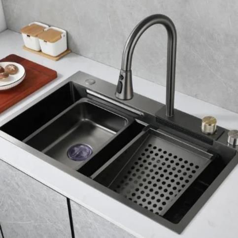 Handmade Sink SUS304SUS201 Single Bowl Topmount Sink