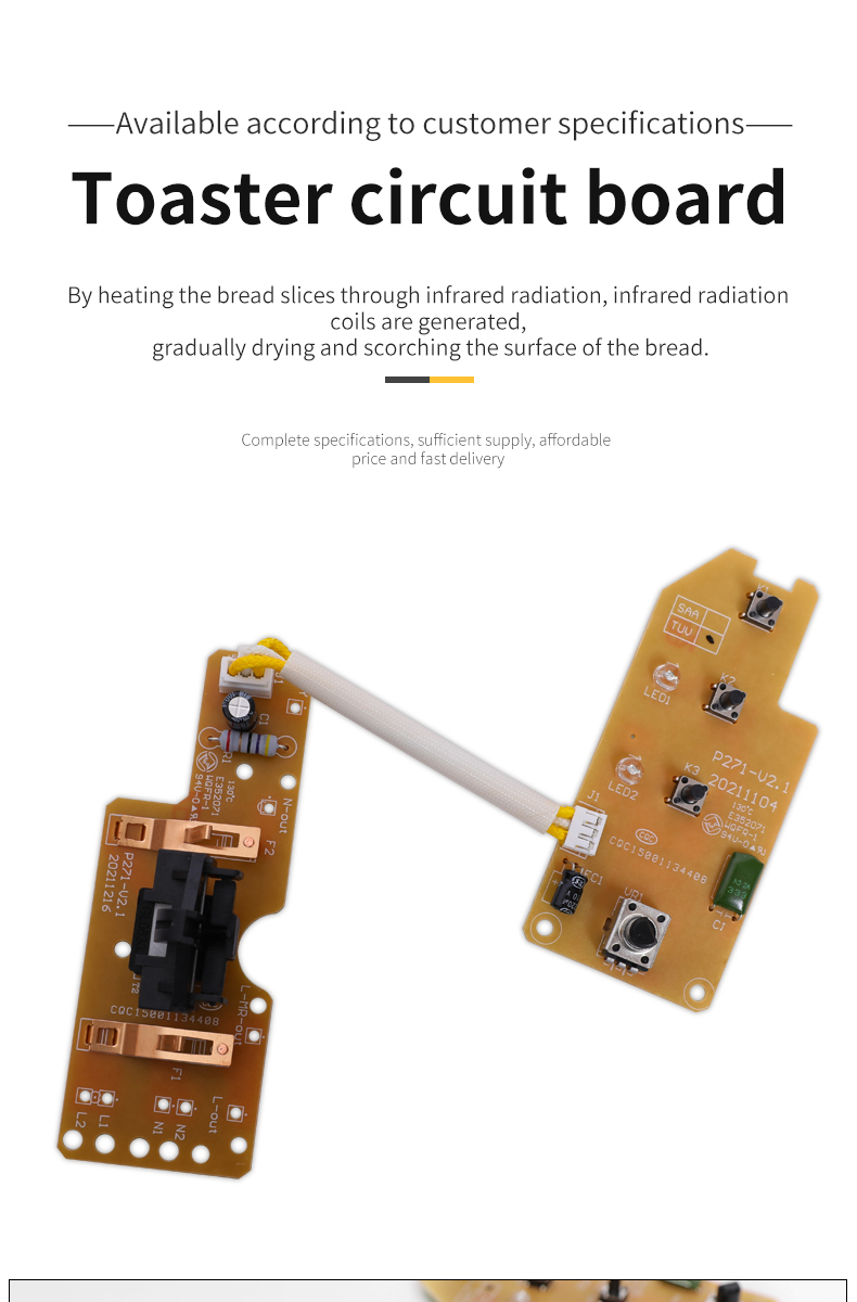 U1271 Toaster Electronic Circuit Board