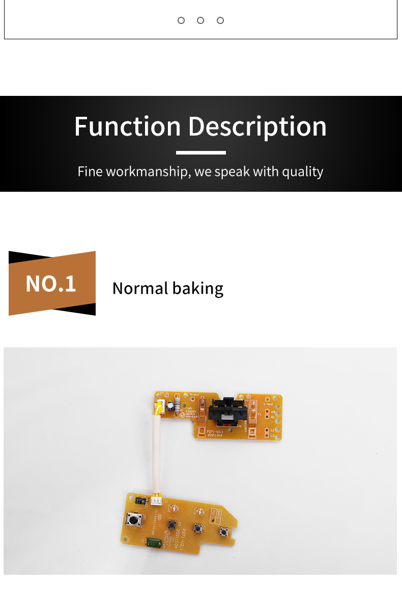 U1271 Toaster Electronic Circuit Board