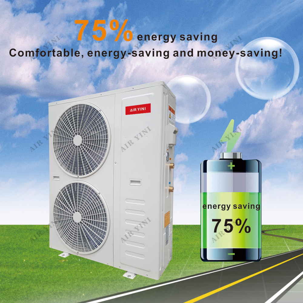 Air To Water All In One Air Conditioner Full DC Inverter Heat Pump 145KW For House Heating Cooling