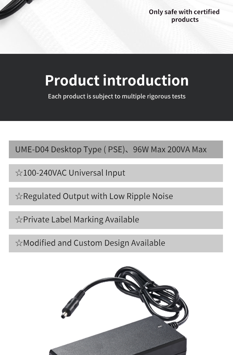 UME96W seriesD04 Desktop Type PSE 