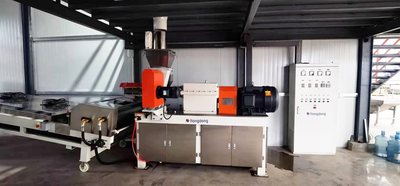 powder coating twin screw exturder