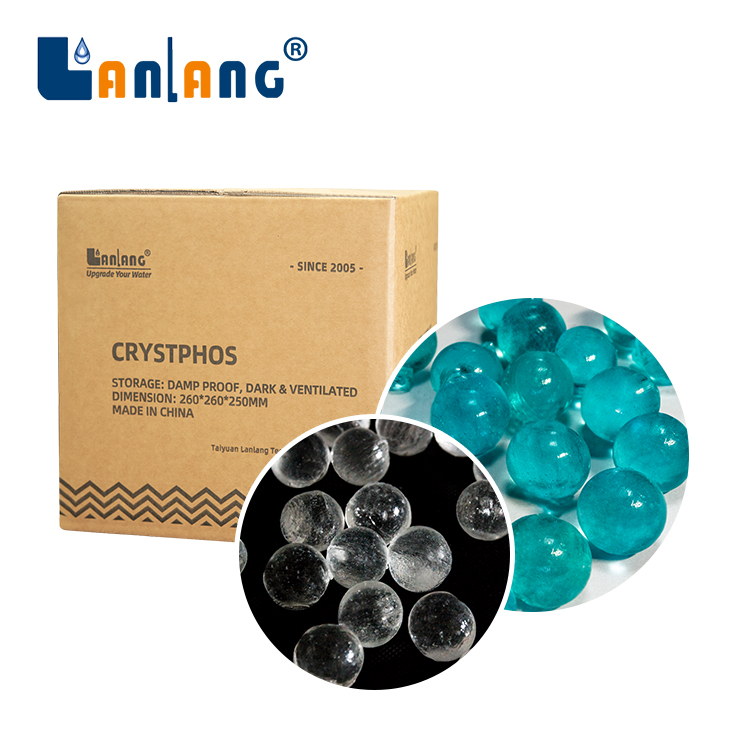 food grade anti tarte transparent siliphos glassy ball for water drinking