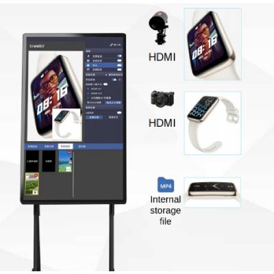 Factory supply 32 inch touch panel display for livestream platform