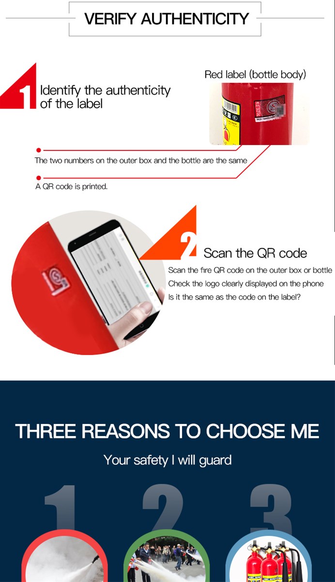 Portable carbon dioxide fire extinguishers for extinguishing flammable liquids