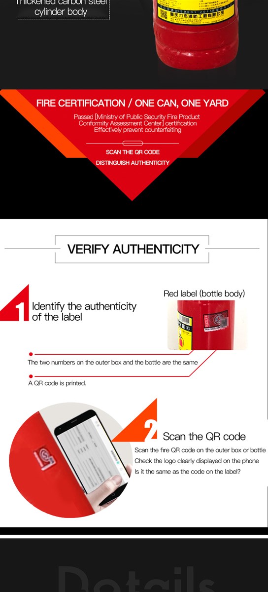 The simple dry powder fire extinguisher is a new type of efficient fire extinguisher which is light in weight and easy
