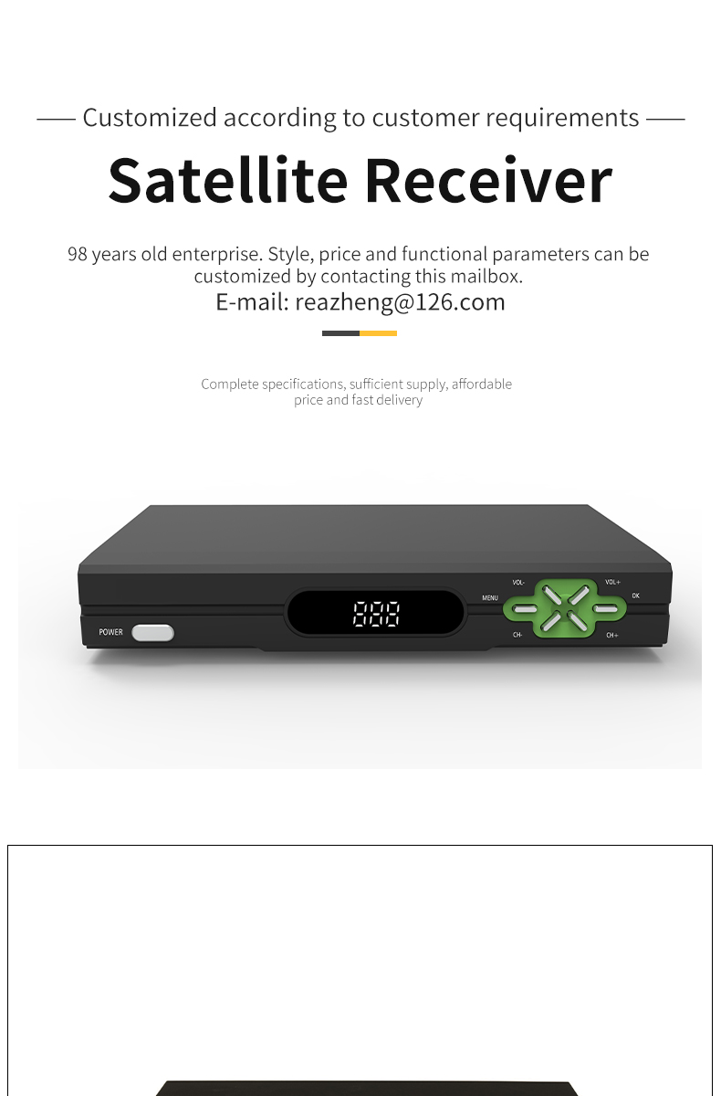 Satellite Receiver Customized according to customer requirements