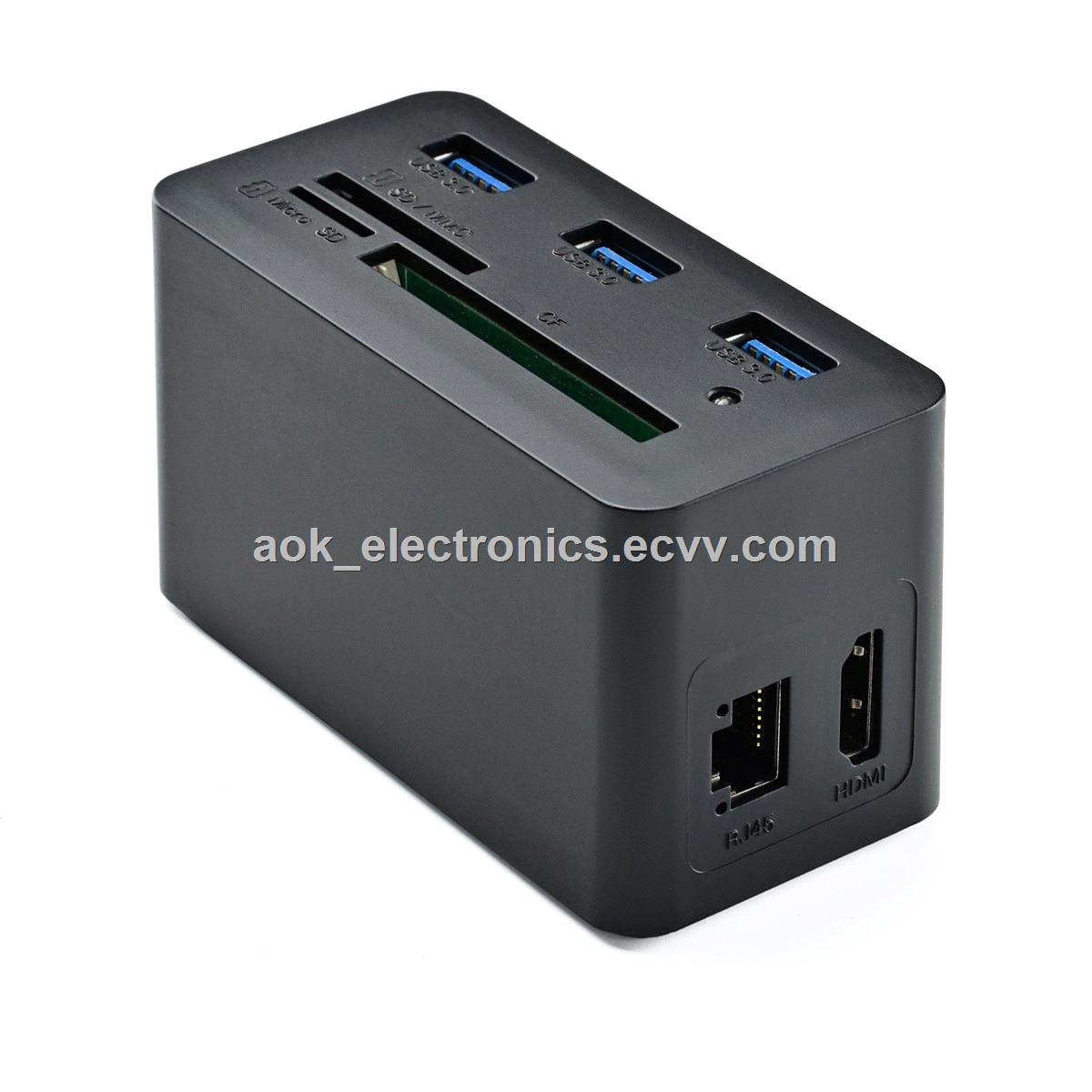 Multiport 10in1 USB C Hub with Card Reader HDMI Ethernet PD