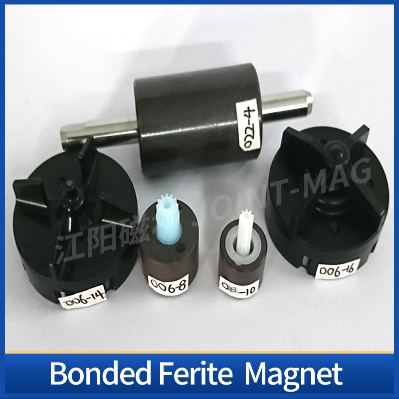 Plastic Injection Sintered Ferrite Magnet Multipolar Magnetic Ring Apply to electronic pump