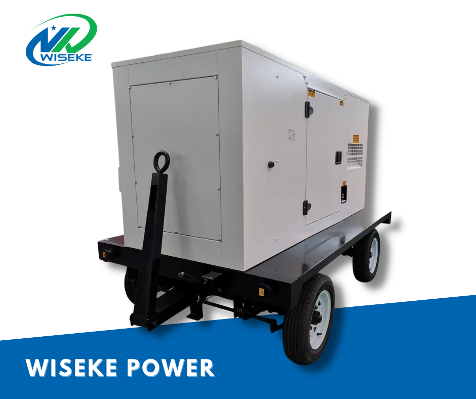 100kva cummins trailer type diesel generator wiseke power