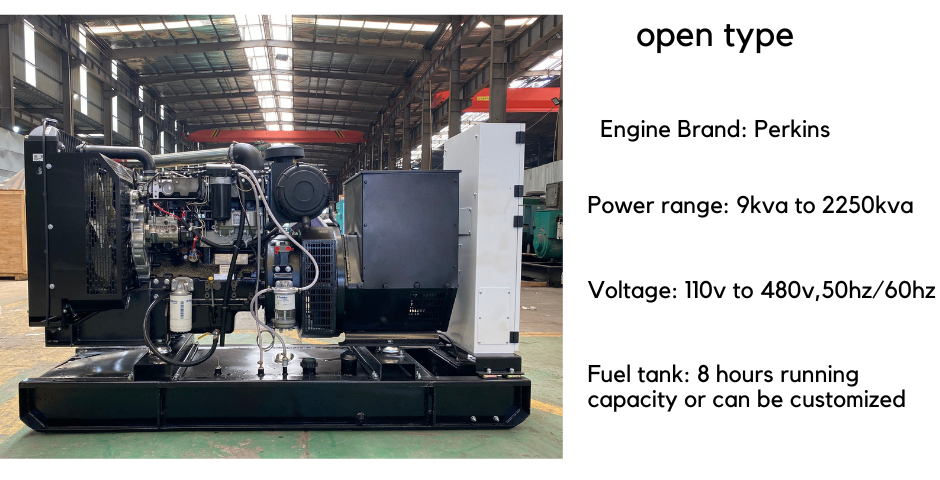200kva perkins diesel generator set wiseke power