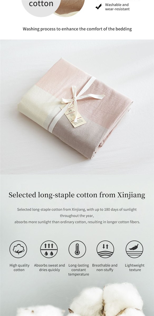 Cotton washed quilt cover multiple sizes available