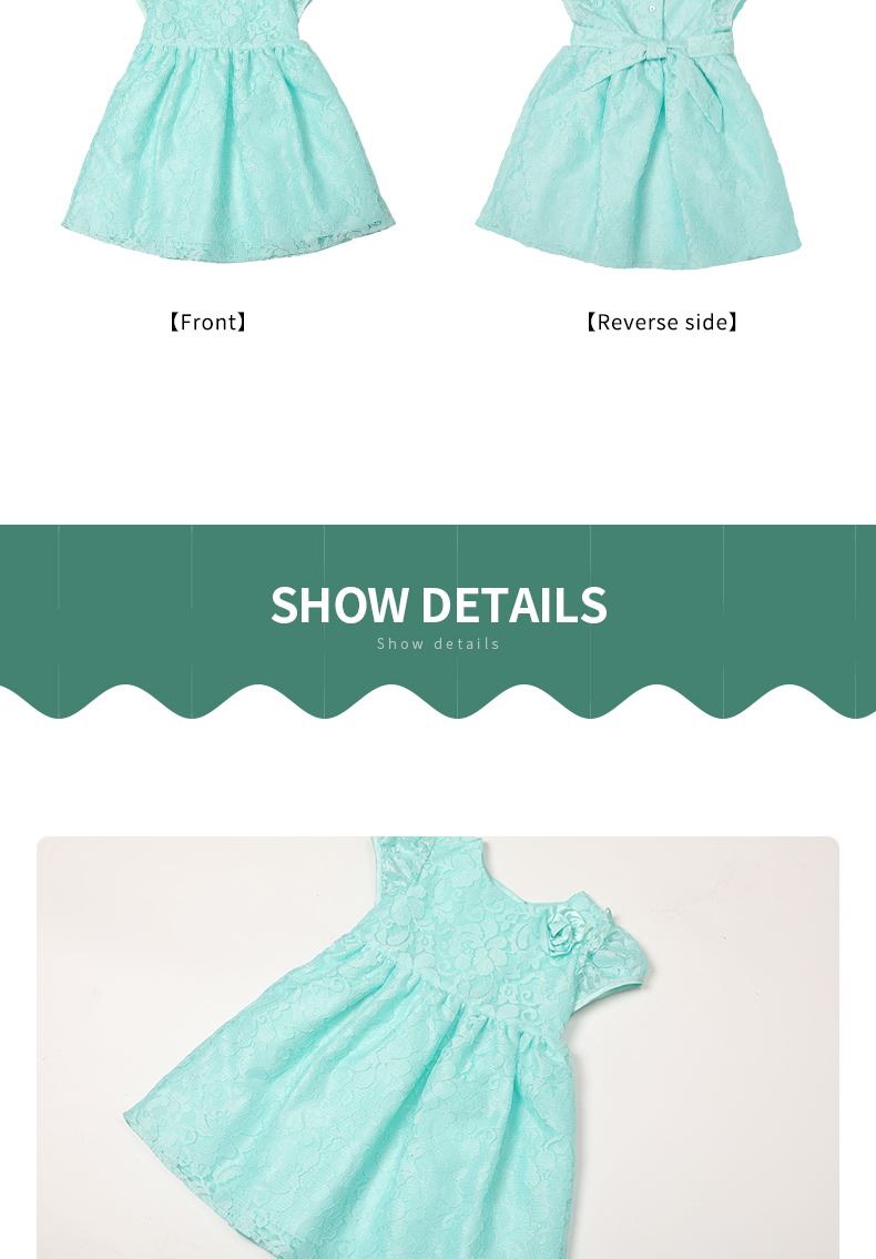 Delicate lace skirt is comfortable and lovely