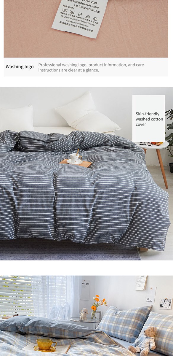 Cotton washed quilt cover multiple sizes available