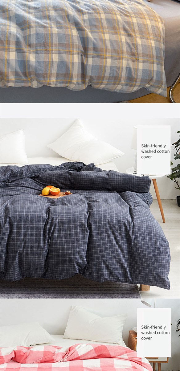 Cotton washed quilt cover multiple sizes available