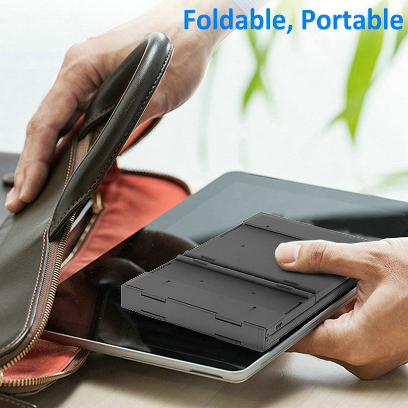 Full Size Fold Folding Foldable Bluetooth Keyboard with Touchpad for Windows Android Ios Mac for iPad Computer Tablet PC