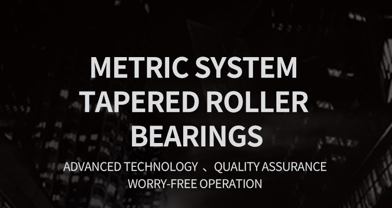 Metric Tapered Roller Bearings a Variety of Models Complete Specifications