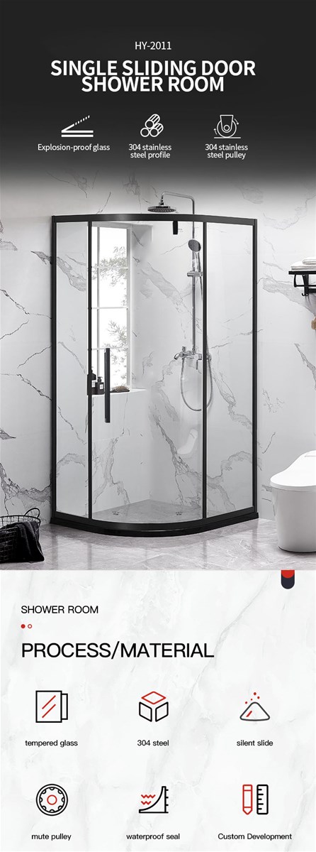 SINGLE SLIDING DOOR SHOWER ROOM Type1