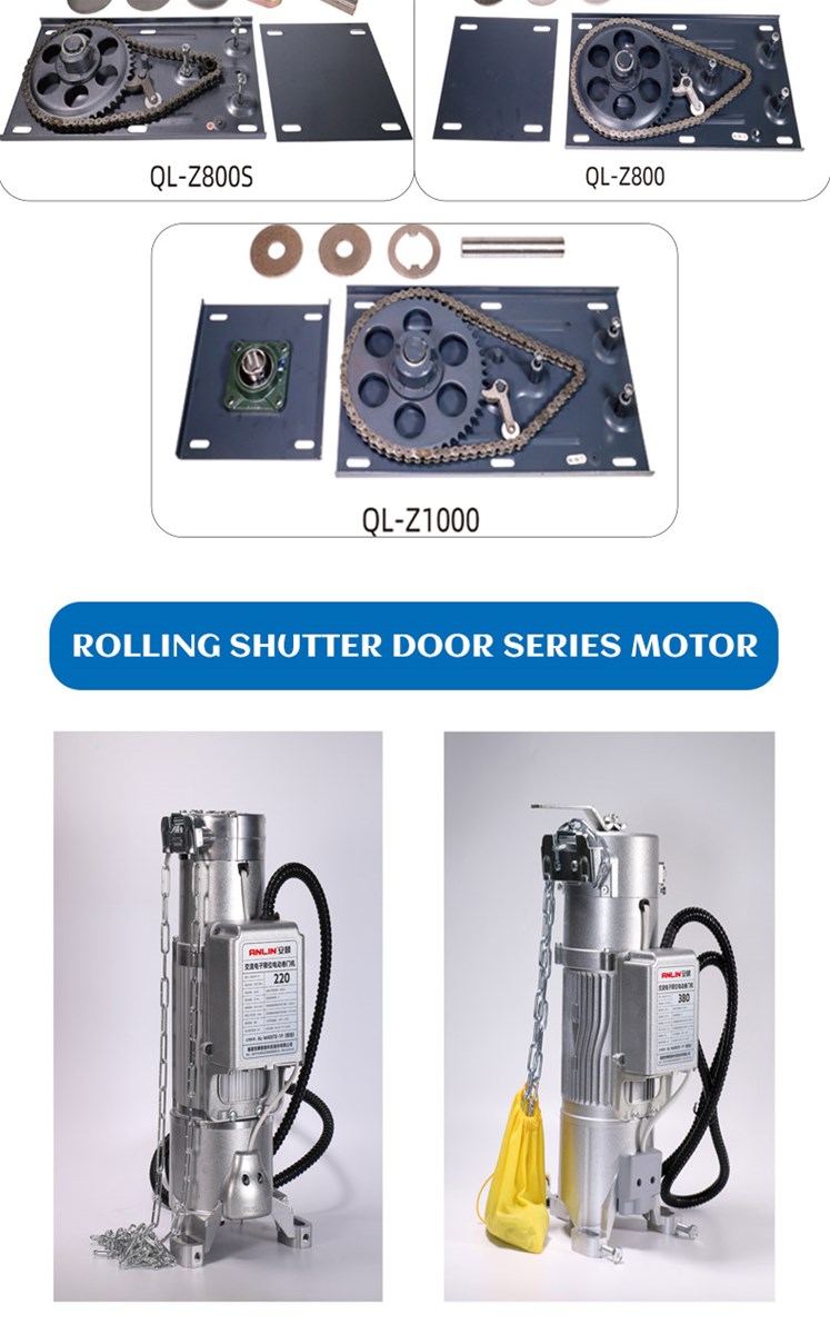 Industrial roller shutter door motor Anlin brand price can be discussed in detail