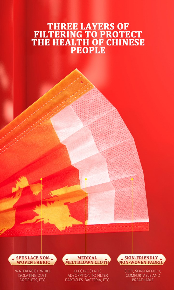 Six Diagnostic View Medical Surgical mask I Love You China