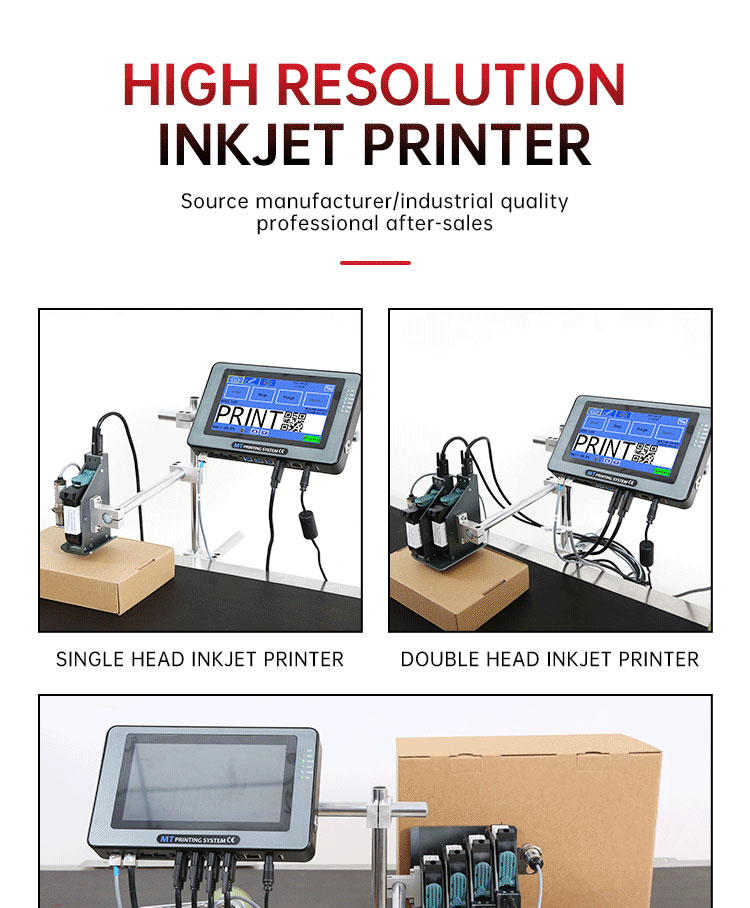 LS High resolution inkjet printer automatically prints the date