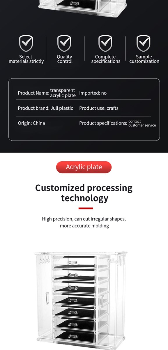 Transparent acrylic transparent plate