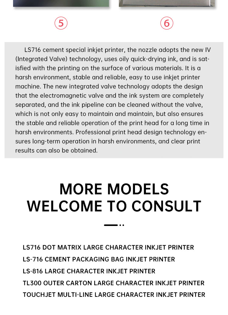 Large character inkjet coding machine Printing production date packaging food intelligent inkjet machine