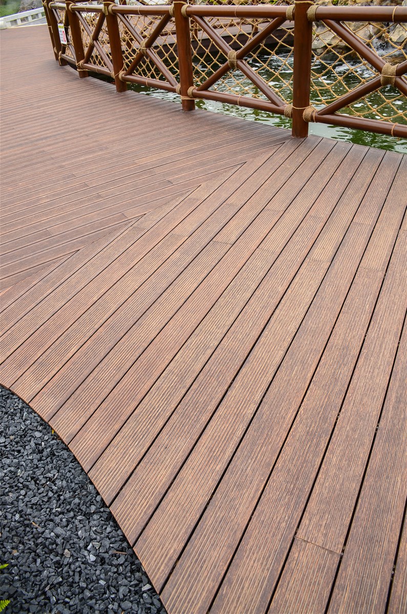Light Quantum Outdoor Bamboo Decking Board for Building Decoration