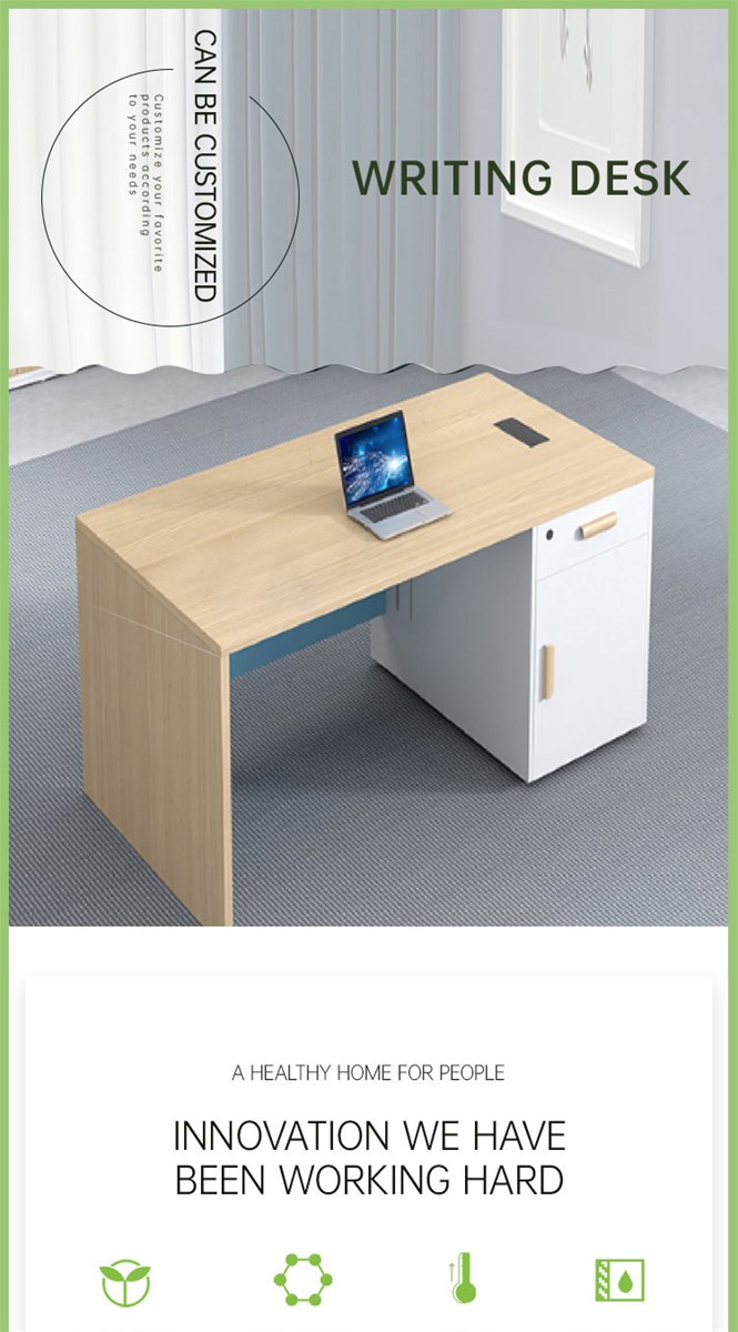 TAITAN Simple modern desk single double four office computer writing desk