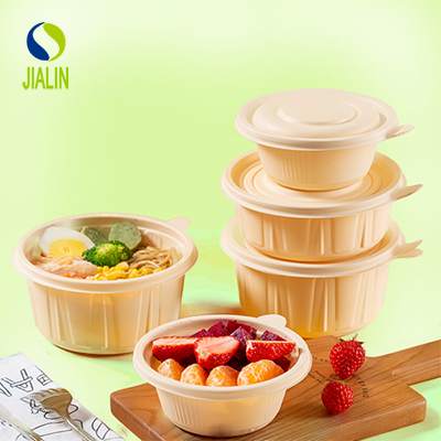 Microwave Meal Prep Togo Food Delivery Biodegradable Take away Plastic Bowls with Lid Disposable