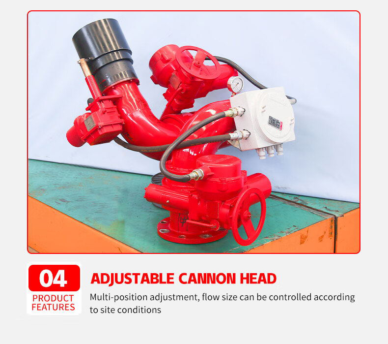 Firefighting equipment manufacturers mobile fire cannon fire prevention high pressure mobile water cannon