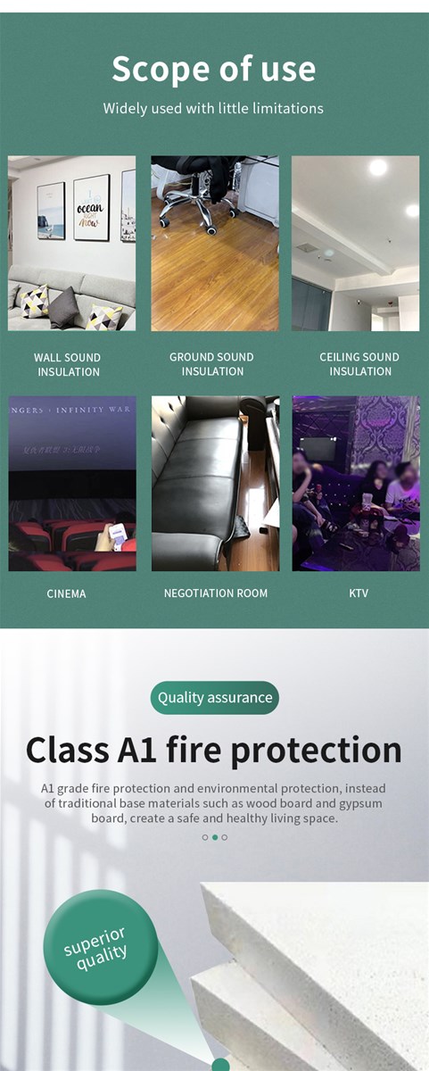 Glass magnesium exterior wall insulation boardA1 class fireproofgreen environmental protection
