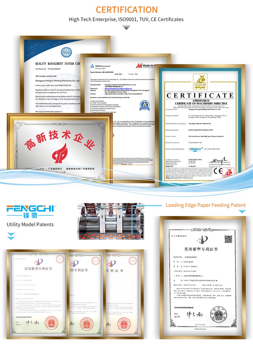 Automatic High Speed Corrugated Paper and Card Paper Laminating Machine Laminator Machine