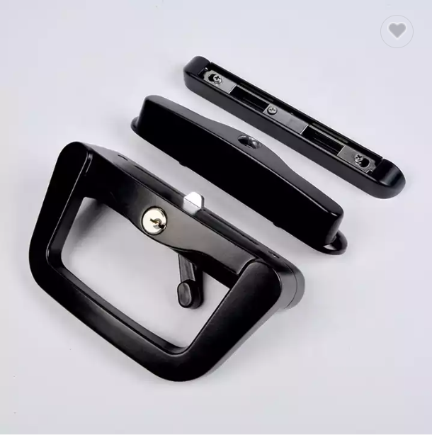 High Security Sliding Glass Patio Door Lock Inside And Outside Locking Door Pull Handle