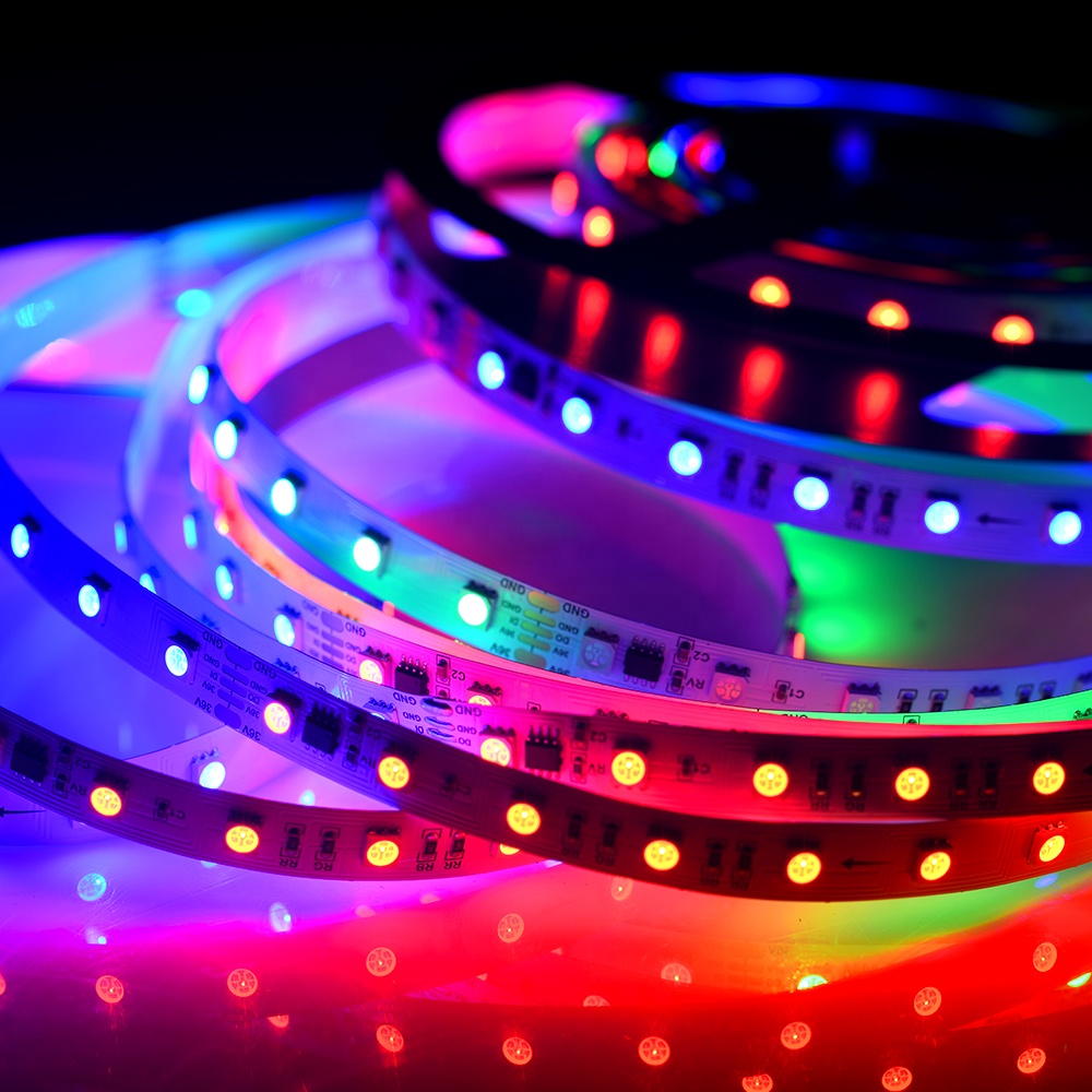 New Magic color 36V WS2811 LC8806S Digital rgb flex led strip 54ledsm 30mroll christmas tree led strip lights