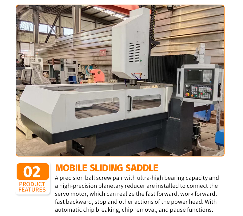 CNC drilling and milling machine