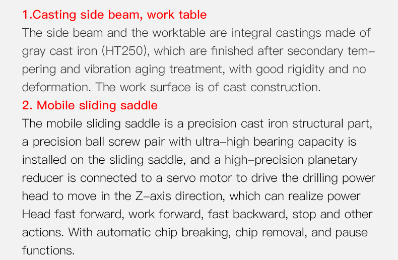 CNC drilling and milling machine