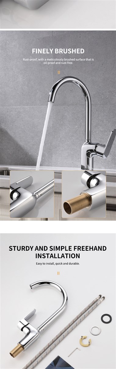 Kitchen pullout taps hot and cold water taps with swivel pullout